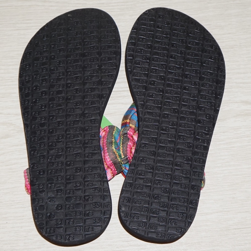 Sanuk Women's Yoga Sling 2 Prints Sandals Size 7 - Picture 3 of 5